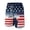 Red, variant on JULMCOMO 4th of July Men's Shorts Drawstring Patriotic Loose Stars Stripes Summer Shorts for 1776 with Pockets Vermilion XL
