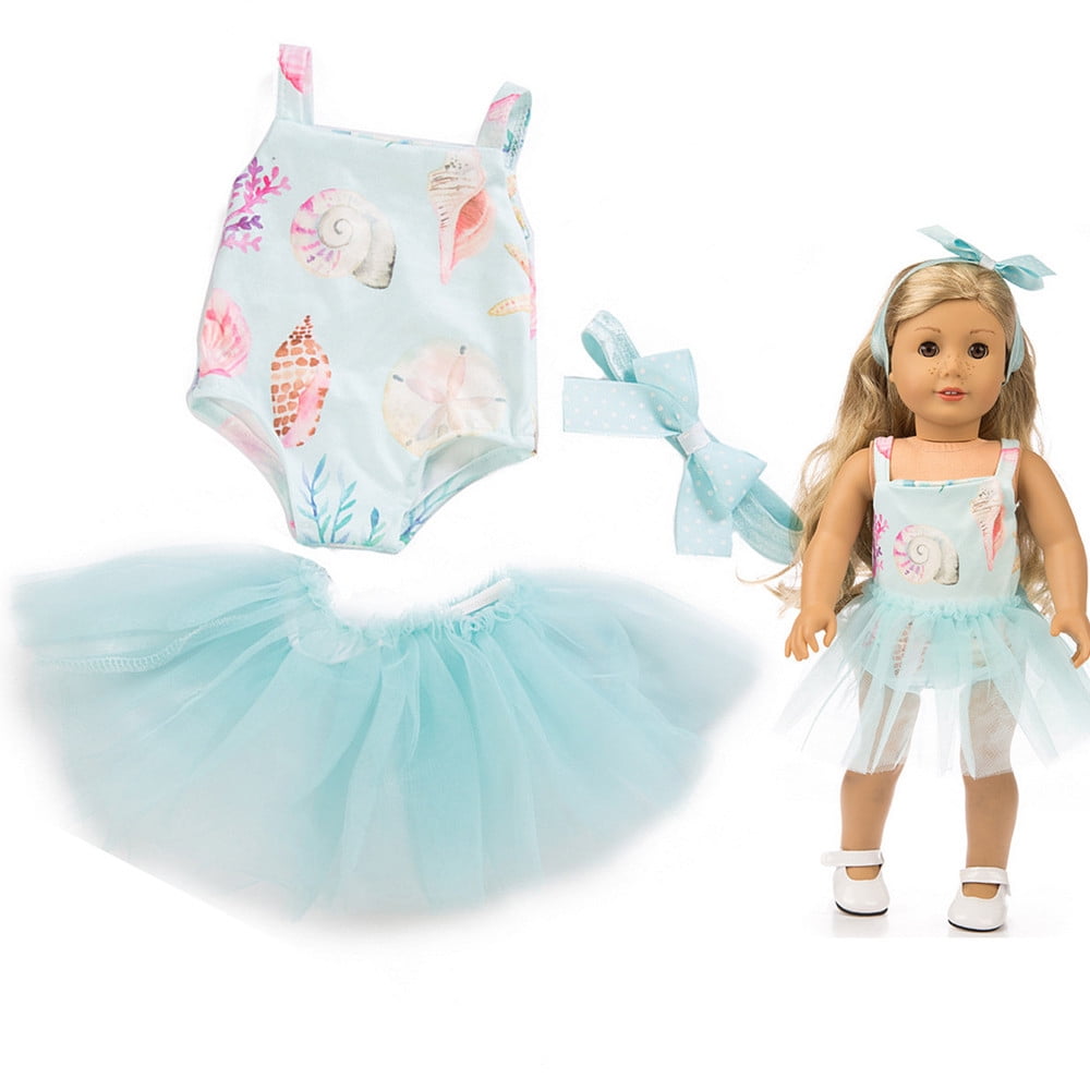 Bencailor Christmas 18 Inch Doll Clothes And Accessories Winter Outfits Set Sweaters Trousers Hats Shoes For 18 Inch Doll Gifts(Pink