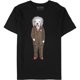 thumbnail image 1 of Camiseta gráfica negra Elevenparis Hombre Brain Dog L, 1 of 2