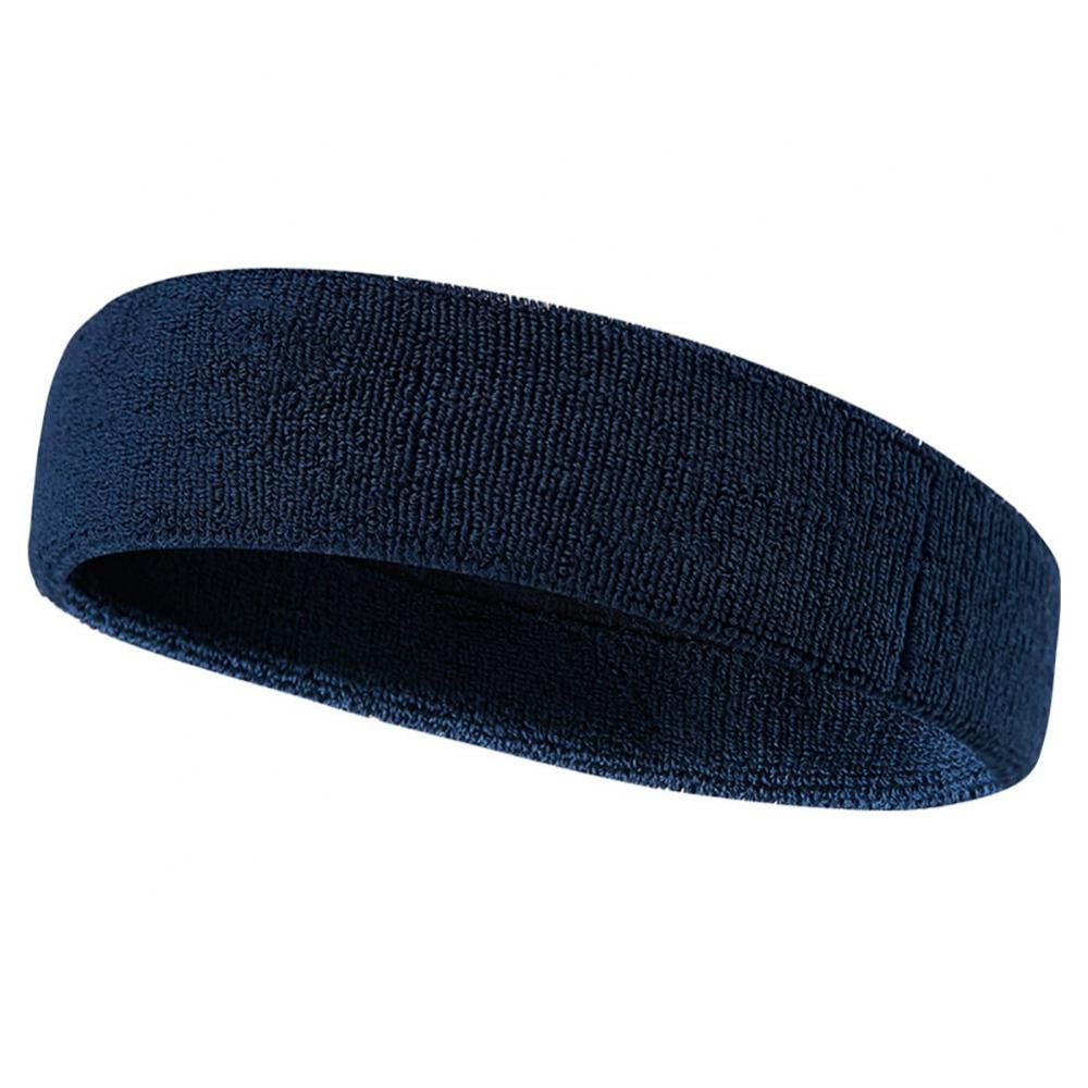 White Ideal For Fitness 15 cm X 4.5 cm Towelling Headband 