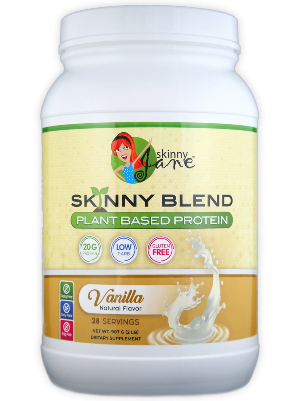 Skinny Jane Skinny Blend Best Tasting Plant Based Protein Powder