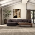 thumbnail image 5 of Moe's Home Collection Form Slipper Chair Espresso Brown Leather, 5 of 7