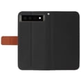 thumbnail image 4 of Wallet Phone Case for Google Pixel 6, [Black/Brown] Folio Credit Card Slot ID Cover, View Stand [with Magnetic Closure, Wrist Strap Lanyard], 4 of 7