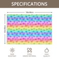 thumbnail image 3 of Placemat, Pioneer Flower Floral Print Pattern Place Mats Table Mat Set Of 2, PVC Washable Placemats for Party Kitchen Dining Decoration, 18x12 Inch, Fade Resistant, 3 of 6
