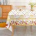 thumbnail image 5 of Eagokdc Fall Thanksgiving Table Cover, Plastic Stain Resistant Tablecloths, Farmhouse Decor for Gatherings Dinner Party Supplies Holiday Ornaments, 5 of 6