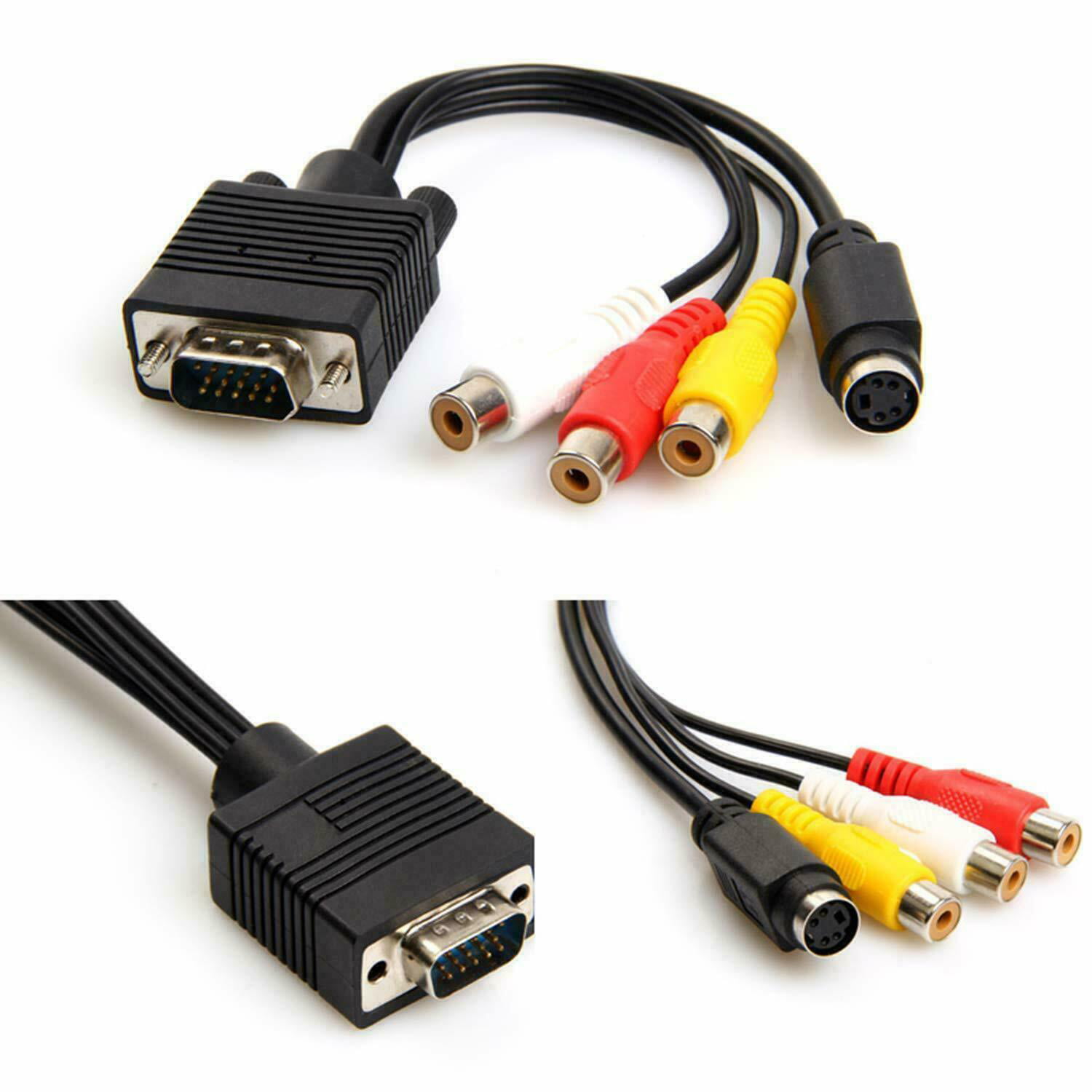 s video to vga converter cable