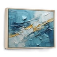 thumbnail image 2 of Designart "Glacier Frozen Majesty composition II" Landscapes Floater Framed Canvas Print, 2 of 7