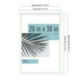 thumbnail image 4 of MCS Studio Gallery 20x30 Poster Frame White Woodgrain, Vertical & Horizontal Wall Hanging Large Picture Frame for Photos, Posters & Art Prints (2-Pack), 4 of 7