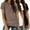 Brown+White+Black, variant on Zeagoo Women's 3 Pack T-shirts Short Sleeve Shirt Crewneck Basic Tee Summer Tops Lightweight Plain Workout Clothes