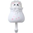 thumbnail image 1 of Bonito gancho para llaves de gato, gancho para sombrero, bolsa de toalla, bufanda, gancho de pared, gancho de pared creativo para colgar abrigos, llaves, sombreros, equipaje y toallas, decoraciones Fokelyi WRMH-908-3, 1 of 4
