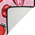 thumbnail image 5 of SKYSONIC Valentine Sexy Red Lips Non-Slip Area Rug, Strawberry Kiss Floor Carpet Comfort Floor Mats Decor for Indoor Front Porch Living Room Bedroom Kitchen, 36"x24", 5 of 5