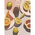 thumbnail image 2 of Urban Road 15x18 Black Ornate Wood Framed with Double Matting Museum Art Print Titled - Citrus Fusion, 2 of 4