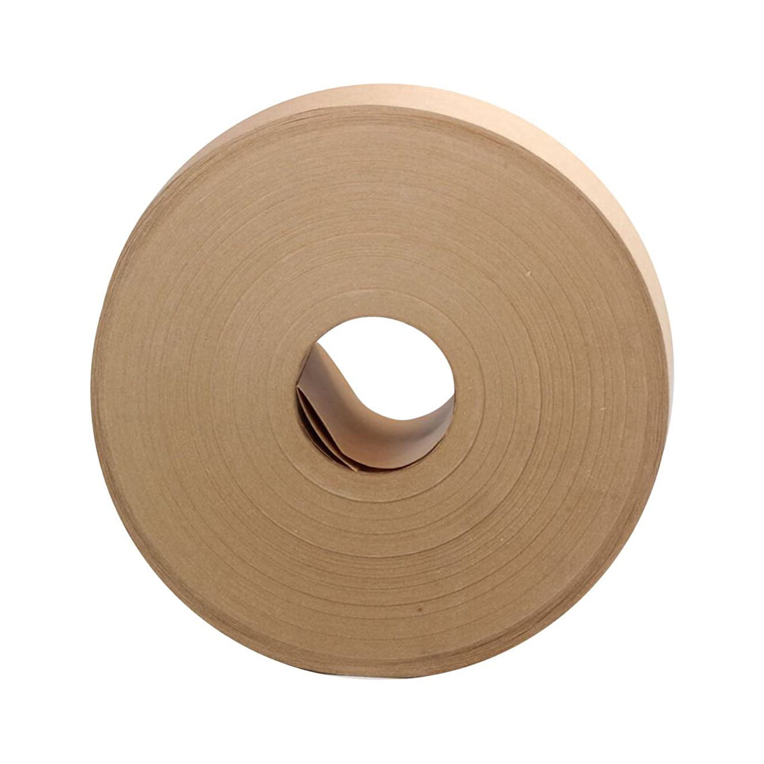 Non-Reinforced Gummed Paper Water Activated Carton Box Kraft Tape, 3" x 600'