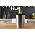 thumbnail image 4 of Vacu Vin Active Cooler Champagne Elegant - Reusable Champagne Bottle Cooler - Stainless Steel - Prosecco Cooler Sleeve For Standard Size Bottles - Insulated Prosecco Bottle Chiller, 4 of 5