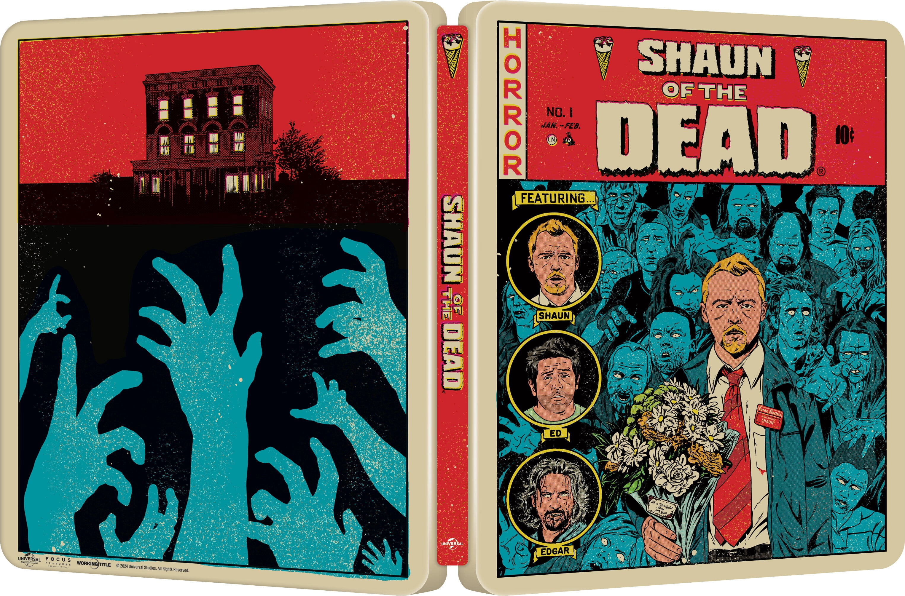 Shaun of the Dead: 20th Anniversary Limited Edition (Steelbook) (4K Ultra HD + Blu-ray + Digital Copy)