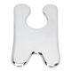 thumbnail image 3 of Tabla Gua Sha de acero inoxidable, herramienta de raspado Gua Sha con bolsa de almacenamiento para piernas, tobillos, masaje de espalda y cuello, 3 of 8