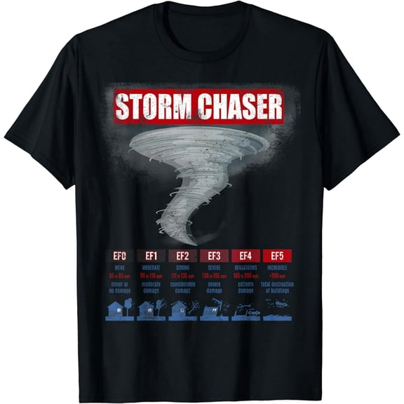 Storm Chaser Hurricane Chasing Bad Weather T-Shirt