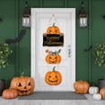 thumbnail image 5 of Fiudx Decoraciones Colgantes de Halloween, Temática de Calabaza Fantasma, Tela de Lino Reutilizable, Decoración Festiva para Interiores y Exteriores, Artículos para Fiestas, Múltiples Ubicaciones par, 5 of 5