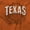 Texas Orange, variant on Texas TX Student Campus Pride Seal Men's Graphic T Shirt Tees Brisco Brands S
