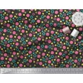 thumbnail image 2 of Soimoi Polyester Crepe Fabric Circle,Dot & Triangle Geometric Printed Fabric 1 Yard 52 Inch Wide, 2 of 3