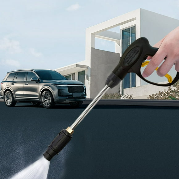 Dvkptbk Garden Hose Nozzle Sprayer Household Car Wash Tool Short Long High Pressure Hose Nozzle for Hand Watering Plants and Lawn, Car Washing, Patio Pet - Gardening Tools