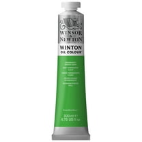 Winsor & Newton Winton Oil Color, 200ml, Permanent Green Light