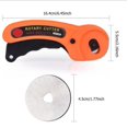 thumbnail image 5 of LigoWave 45mm Rotary Cutter with 5pcs Extra Blades,Fabric Leather Craft  Sewing Quilting Fits Rolling Cutters, 5 of 10