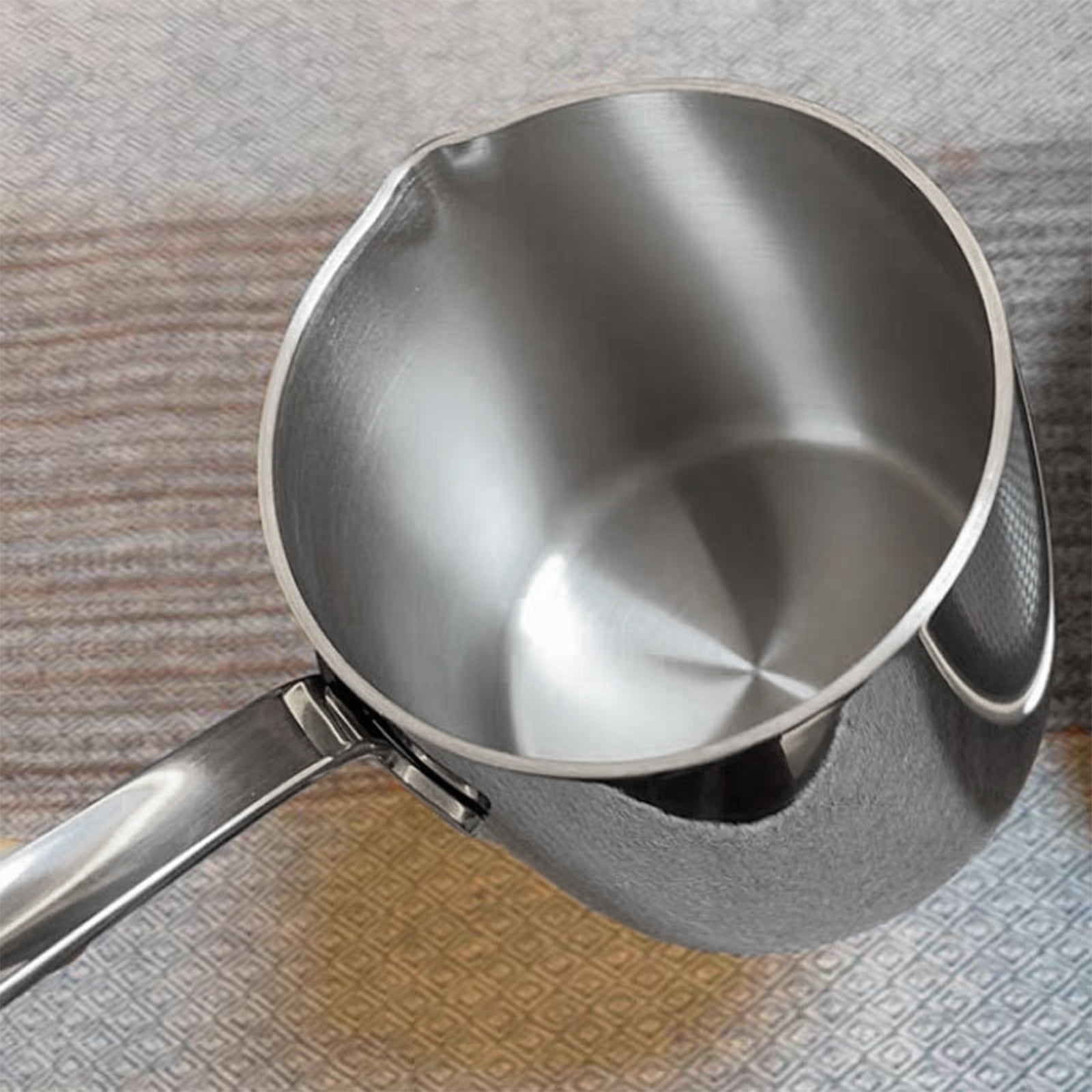 Buy 12oz/370ml Butter Warmer Stainless Steel Milk Warmer Pot with