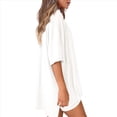 thumbnail image 2 of Conjunto de Dos Piezas para Mujer, Verano 2025, Informal, de Gran Tamaño, con Pantalones Cortos de Motociclista, , Talla S, 2 of 8