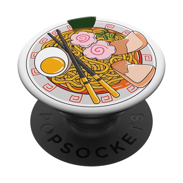 PopSockets PopGrip para teléfonos y tabletas Ramen Noodle Anime