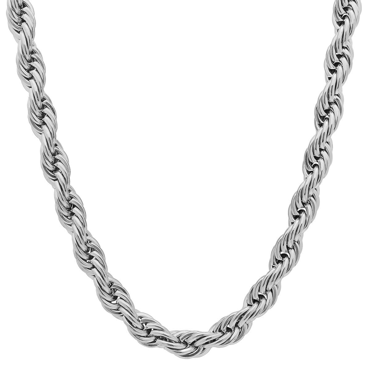 Mens Stainless Steel Rope Chain