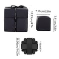 thumbnail image 4 of zhangmingg Quadrilateral Surprise DIY Handmade Album for Valentine's Day Wrapping Paper Craft Project, 4 of 7