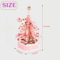 thumbnail image 2 of QOQ Christmas Tree Music Box Building Set - Plays Holiday Melodies, LED Lights, ABS Material, Perfect Gift for 8+ Girls/Mom（558pcs）, 2 of 7