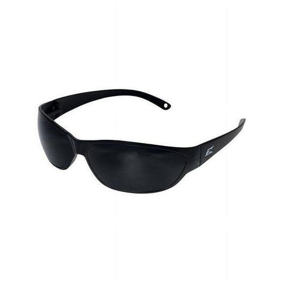 Edge Eyewear 2615193 Savoia Safety Glasses with Smoke Lens Black Frame