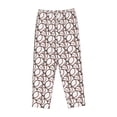 thumbnail image 4 of Xecao Cute Baseball Women's Straight Lounge Pajama Pants: The Epitome of Relaxed Sleepwear, 4 of 9