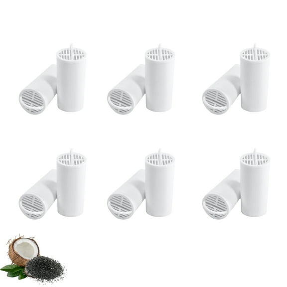 Charcoal Water Filter Replacements for Drinkwell 360 Pet Water Fountain By NISPIRA, 12 Filters