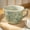 D, variant on Vintage Floral Ceramic Coffee Mugs - Set of 4 Retro Crackle-Patterned Drinking Cups, 400ml