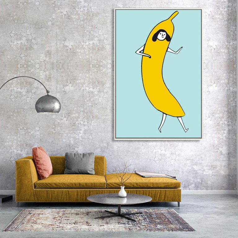 Banana Girl Art Print