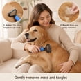 thumbnail image 6 of 1 Pack Pet Grooming Brush, Double Sided Undercoat Rake & Dematting Comb for Dogs and Cats, Detangling Tool for Matted Fur, Ideal for Medium or Long Haired Breeds,Pink-11 Tooth, 6 of 10