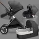 thumbnail image 5 of New Baby stroller 3 in1,four wheels stroller,2 in 1 baby car,kinderwagen Foldable newborn baby carriage,High landscape strollers ShopWise Round, 5 of 20