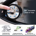 thumbnail image 4 of 2 Pcs Miroirs Rotatifs 360° Point Aveugle, Grand Angle HD avec Blin Auto-Adhésif 3M, 4 of 5
