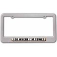 thumbnail image 1 of I Go Where I'm Towed - Funny License Plate Frame, 1 of 1