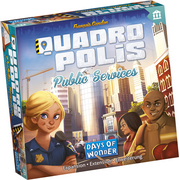 Quadropolis: Public Services Expansion Board Game, for Ages 8 and up, from Asmodee
