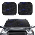 thumbnail image 2 of Balery 2 Piece Mathematica Science Car Windshield Sun Shade|Foldable Front Windshield Shade for Car Front Window for Most Sedans SUV Truck-Large, 2 of 7