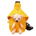 thumbnail image 2 of New Style Bear Canvas Bag Crossbody Bag Trendy Shoulder Bag Female INS Cute Small Bag, 2 of 3