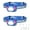 Blue, variant on Lepro Rechargeable LED Headlamps, 2-Pack 2000Lux Bright with 6 Modes, Adjustable Headband, IPX4 Waterproof, USB Cable Included, for Camping and Hiking