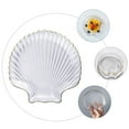 thumbnail image 3 of Monyance shell shape plate 1pc Creative Glass Dish Breakfast Plate Shell Shape Plate Fruit Salad Plate(5.51X5.51X0.83Inches), 3 of 11