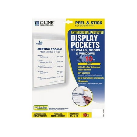 UPC: 0038944369112 | C-Line Display Pockets  8 1/2  x 11   Polypropylene  10/Pack