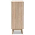 thumbnail image 5 of Baxton Studio Fella Two-Tone Oak and Gray Wood 5-Drawer Chest, 5 of 6
