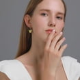 thumbnail image 4 of Boucles d'Oreilles Papillon Femme Strass Cuivre Percées Boucles d'Oreilles Pendantes, 4 of 10